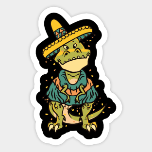 T-Rex from Mexico Sticker